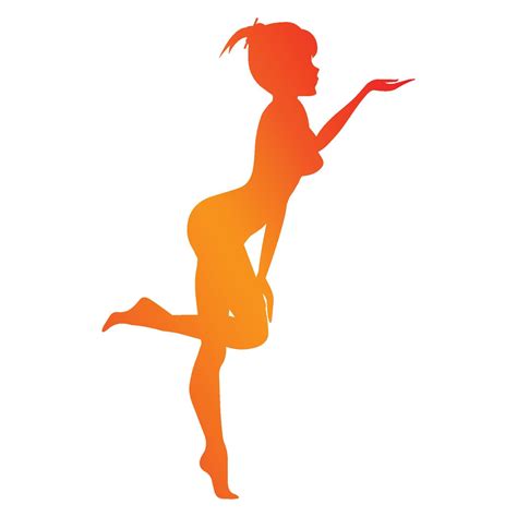 Cute Girl Silhouette Illustration 16268729 Vector Art At Vecteezy