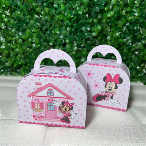 Kit Personalizados Minnie Rosa 20 Peças Elo7