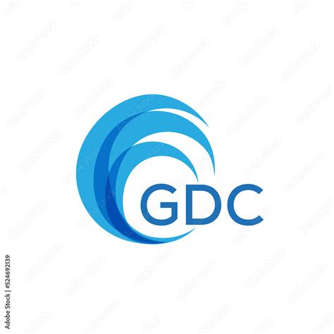 Gdc Letter Logo Gdc Blue Image On White Background Gdc Monogram Logo