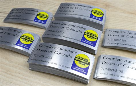 Brushed Aluminum Stickers Metallic Labels Decals Order 25 To 5000