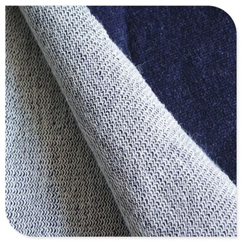 French Terry Cotton Lycra Knit Fabric Globaltextiles