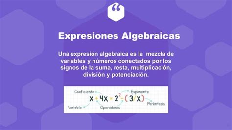 Expresiones Algebraicas Ppt