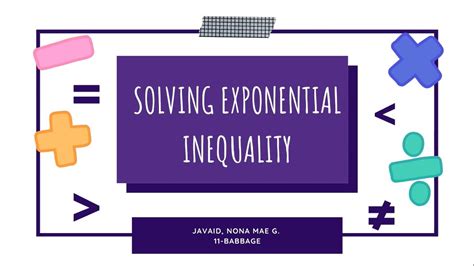 SOLVING EXPONENTIAL INEQUALITY YouTube