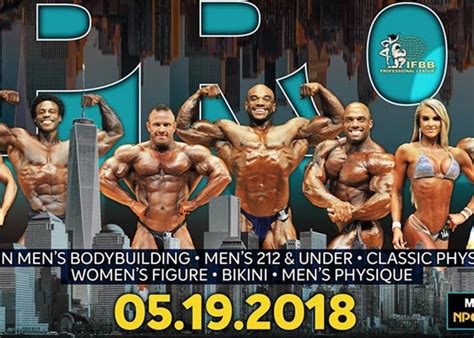 Results New York Pro 2018 Results And Pictures Fitness Volt