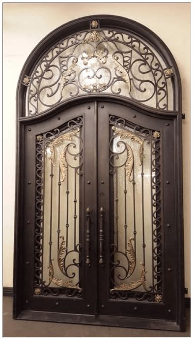 Athena Custom Top Double Entry Iron Doors Universal Iron Doors