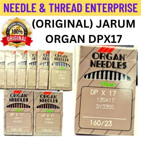 ORIGINAL JARUM ORGAN DPX17 MESIN JAHIT INDUSTRI ORGAN NEEDLE DPX17