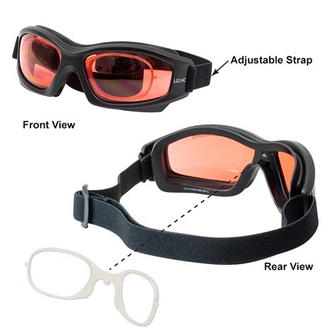 Certified Laser Safety Glasses