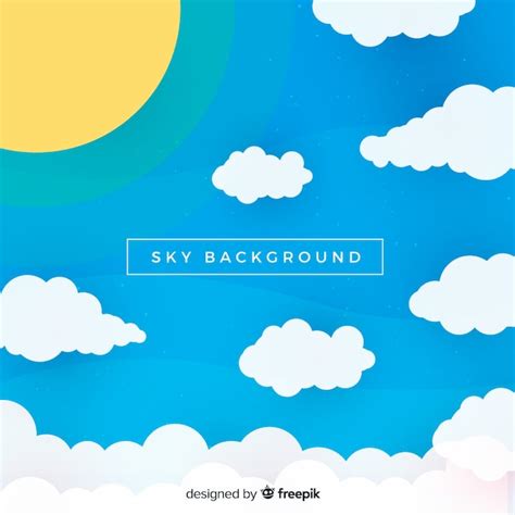 Free Vector Blue Sky Background