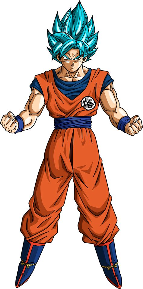 Goku SSJ Blue v3 by SaoDVD on DeviantArt