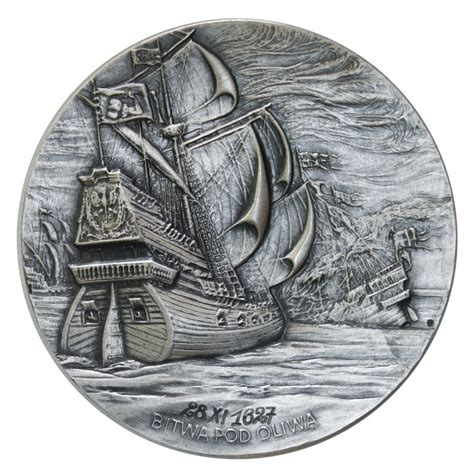 medal medal BITWA POD OLIWĄ 28 XI 1627