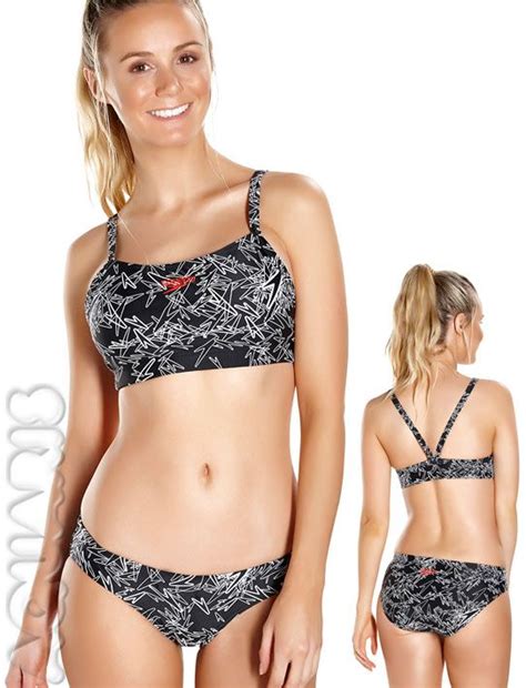 Speedo Two Piece Bikini For Women Allover Piece Rippleback