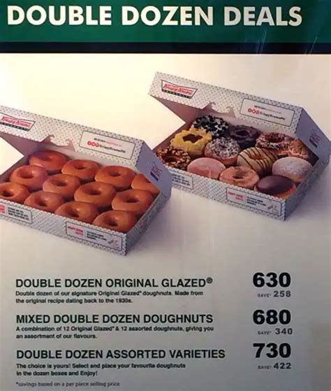 Krispy Kreme Menu, Menu for Krispy Kreme, Cebu Business Park, Cebu City ...