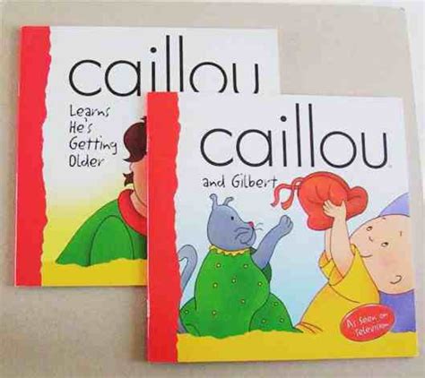 Two Caillou Books One Price. Caillou Learns He's Getting | Etsy