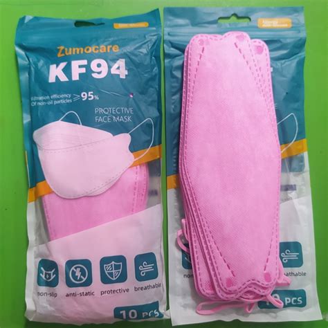 Jual KF94 WARNA WARNI 4PLY KF94 WE MASK WARNA MATCHA NUDE PINK MASKER