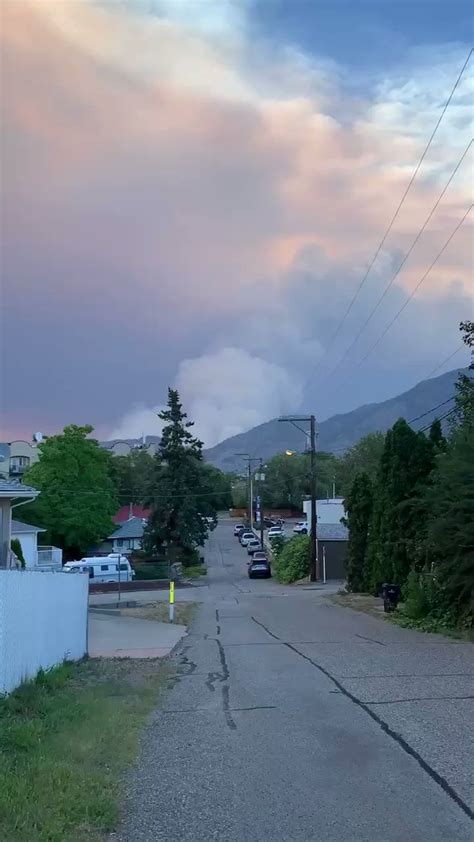 Rapidly Growing Wildfire Prompts Evacuations In Osoyoos British