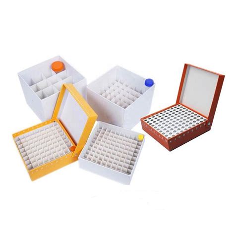 Laboratory 1 8ml Cardboard 81well 100well Cryovial Cryogenic Cryotube