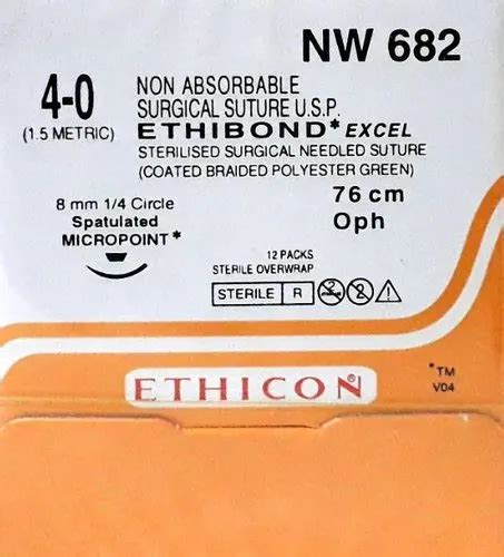 Ethibond Sutures Usp Circle Spatulated Micro Point Nw