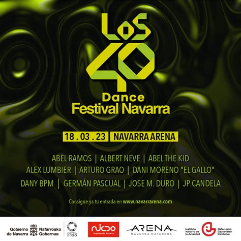 Los40 Dance Festival Navarra Agenda Navarra Arena Nicdo