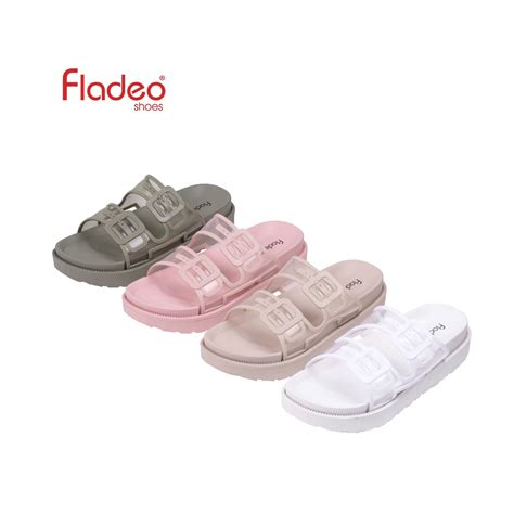 Jual Fladeo B22lds512 1hpsandal Karet Empuk And Nyaman Slide Wanita