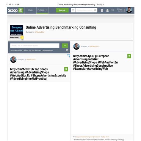 Online Advertising Benchmarking Consulting #WebAuditor.Eu Consulting