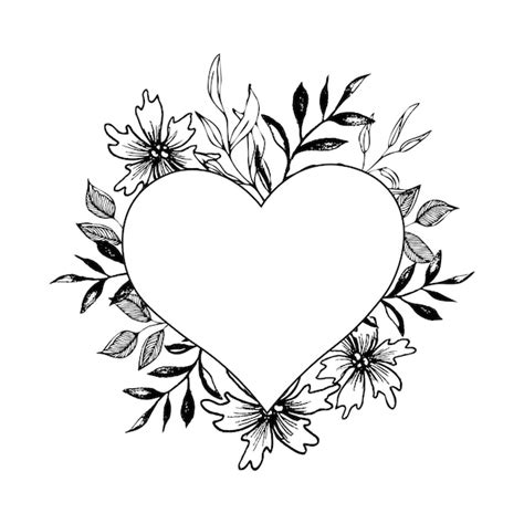 Images De Coeur Floral Svg T L Chargement Gratuit Sur Freepik