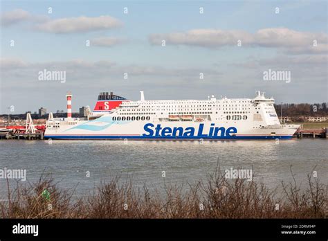 Hoek Van Holland The Netherlands February 29 2016 The Ferry Stena