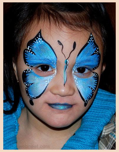 Monarch Butterfly Face Paint