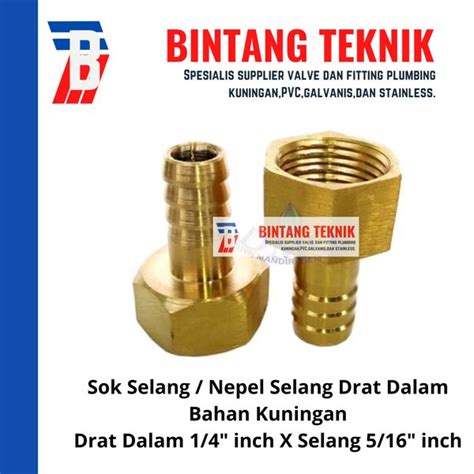 Jual Sok Selang Nepel Selang Drat Dalam X Selang Di Lapak