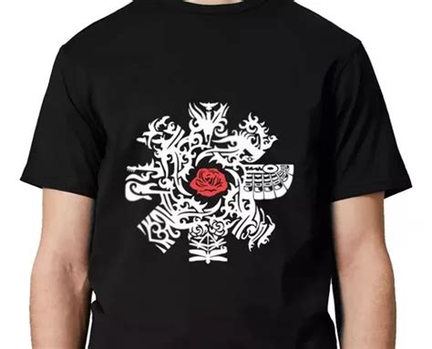 Camiseta Unissex Show Red Hot Chili Peppers Rock Logo Perso Mercadolivre