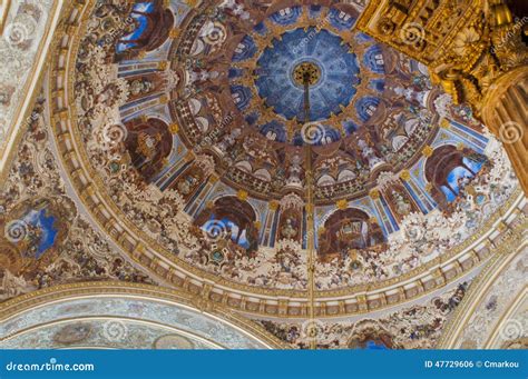 Dolmabahce Palace Interior, Istanbul Stock Photo - Image: 47729606