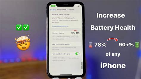 How To Increase Battery Health Of Any IPhone Increase IPhones Of Any