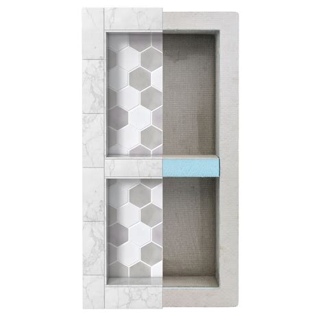 Buy Houseables Shower Niche Insert Storage Shelf X Inch