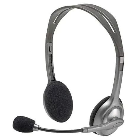 Logitech Stereo Headset Dual Mm Jacks Noise Cancelling Mic