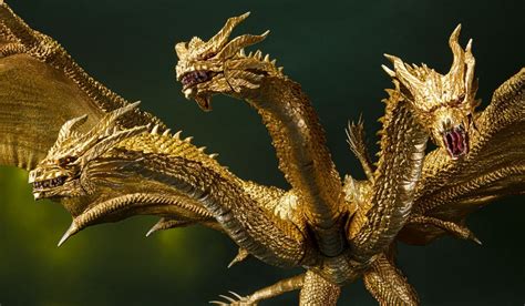 King Ghidorah Special Color Ver Actionfigur S H Monsterarts Web Exclusive Godzilla King Of