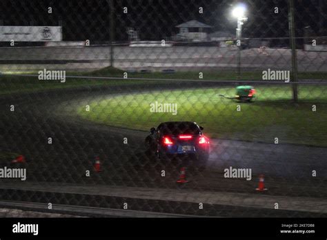 Nissan 370Z Drifting Stock Photo - Alamy