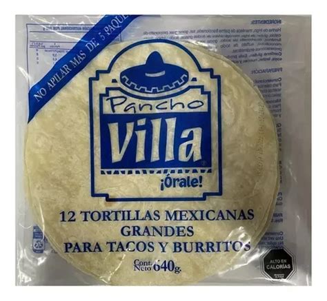 Tortillas Mexicanas Grandes Pancho Villa G