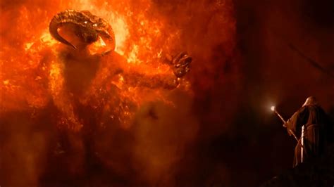 Gandalf contra el Balrog de Morgoth No puedes pasar El Señor de los