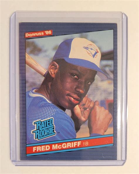 Donruss Hof Fred Mcgriff Rookie Card Rookie Card Baseball Nm