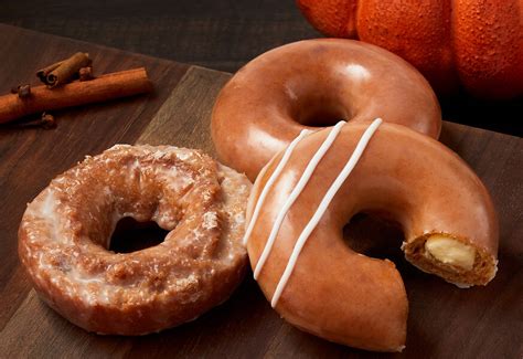 Krispy Kremes 3 Fall Donut Lines Include Pumpkin Spice And Apple Cider