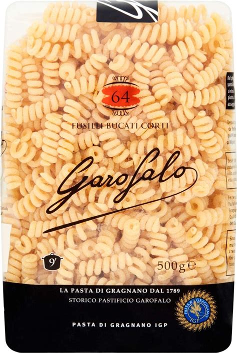 Fusilli Bucati Corti Garofalo 500 G Amazon Br