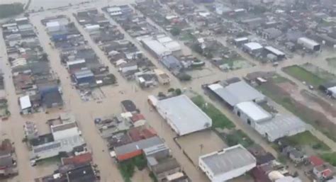 V Deo Confira Imagens A Reas De Cidades De Sc Que Est O Alagadas