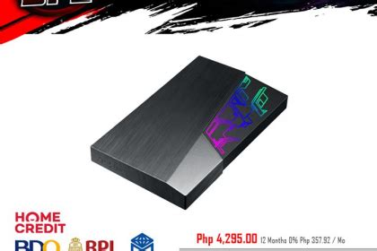 Asus Fx Ehd A T Storage With Style Tb External Hard Drive Aura Sync