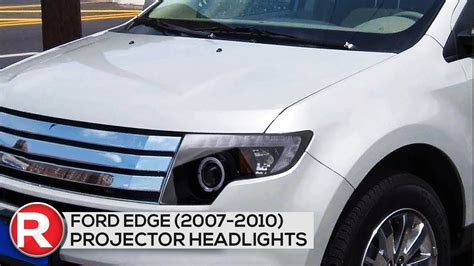 Spec D Projector Headlights Ford Edge W Halo Led Black Or