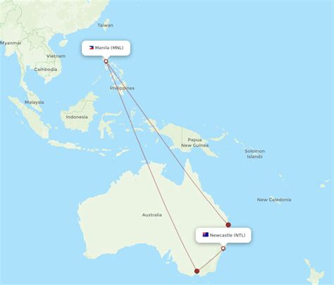 Flights From Newcastle To Manila NTL To MNL Flight Routes