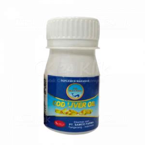 Cod Liver Oil Cap Merck Manfaat Dosis Efek Sampi