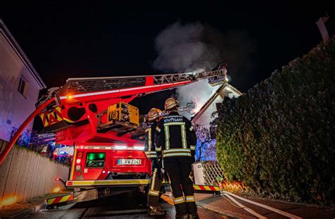 Vollbrand Eines Einfamilienhauses Einsatzbericht Stuttgart Nord