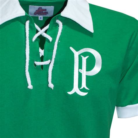 Camisa Liga Retro Palmeiras Palestra Italia Masculina Verde