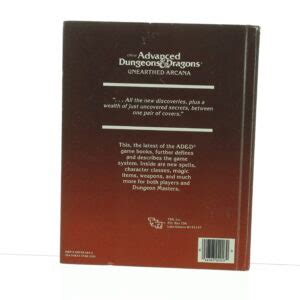 Advanced Dungeons Dragons Unearthed Arcana WHTREASURY