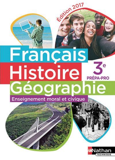 Français Histoire Géographie Enseignement Moral Et Civique 3ème Prépa