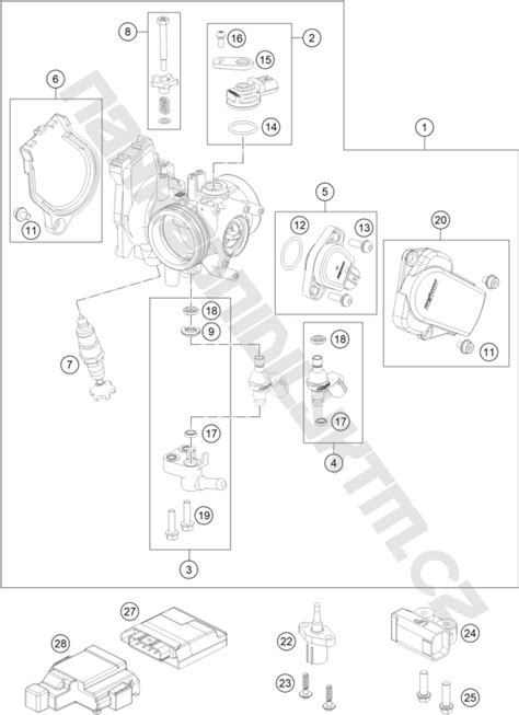 N Hradn D Ly Ktm Sch Ma Throttle Body Pro Model Ktm Enduro Exc